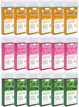 18UN Cera Refil Roll On Depilflax Natural Rosa Hortelã 100G (18)