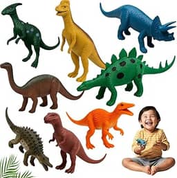 Dinossauro Brinquedo Infantil Educativo Criança Kit Animais Criativos Interativos Diversão Banho Presente Meninos Meninas