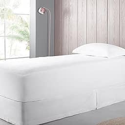 Buddemeyer Protetor de Colchão Solteiro Maison II Algodão Branco