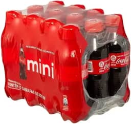 Refrigerante Coca-Cola Mini PET 200ml (12 unidades)