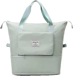 Bolsa Grande de Viagem Dobrável Impermeável Verde Claro TravelPack