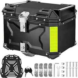Baú para Moto 45L Super Adventure, Modelo Universal de Alto Volume, Bauleto Impermeável 45 Litros