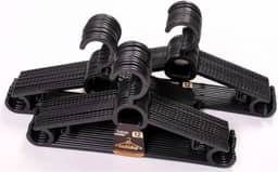 Kit Com 50 Cabides Reforçado Para Roupas Antideslizantes Calça Camisa Calça e Casacos Gravatas Cintos Cabides Multiuso CSCABIDES