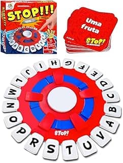Brinquedo Stop Clássico para Jogar em Grupo Amigos Família Presente dia das Crianças