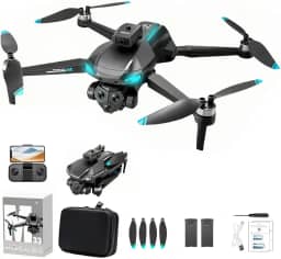 M33 Max Drone Profissional 4K com Câmera HD, Dobrável, 5G WiFi, Sistema de Evitar Obstáculos 360° - Bateria de Longa Duração, Ideal para Filmagens Aéreas