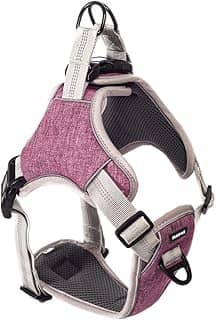 Coleira Peitoral Antipuxão para Cachorro MADOG Comfort (Rosa, M)