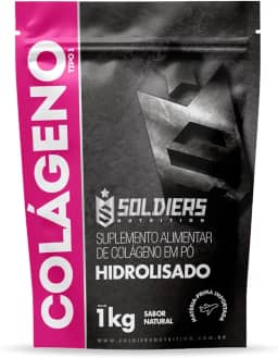 Colágeno Hidrolisado Tipo 1-1Kg - 100% Pura Importado - Soldiers Nutrition