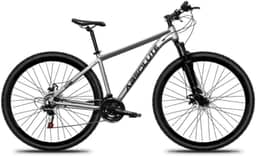 Bicicleta Aro 29 Absolute Nero 5 21 Veocidades MTB Aluminio Freio Mecânico Suspensão 80mm
