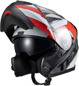 Capacete Texx Escamot Gladiator V3 Reisen Vermelho Branco 54