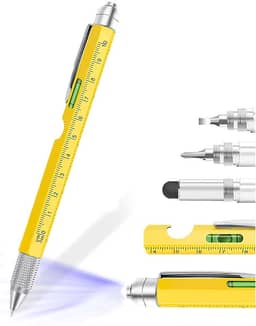 Conjunto de canetas multiferramentas 9 em 1 para homens, pai, marido