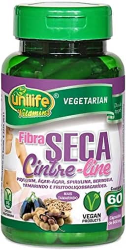 Emagrecedor Fibra seca cinture line 60 cápsulas Unilife