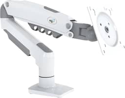 Suporte Articulado de Mesa com Pistão a Gás para Monitores de 17' a 35' Branco - F80W ELG