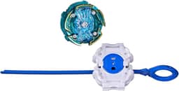 Jogo Pião com Lançador Beyblade Burst Pro Series Soul Balkesh Kit Inicial - F2329 - Hasbro, Branco, azul, verde e amarelo