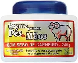 Creme para os Pés & Mãos com Sebo de Carneiro San Jully 240g