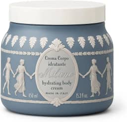 Creme Hidratante Corporal Premium – Importado da Itália, Nutrição Profunda e Perfume Elegante, Textura Sedosa e Absorção Rápida – 450ml – Presente Sofisticado - Design Artístico Italiano (Azul (Milano), 450 ml