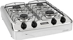 Fogão 4B Laguna Mesa, Inox - 0104001456, Branco, Esmaltec