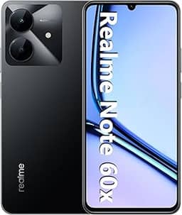 Smartphone Realme Note 60x RMX3938 4GB de RAM/ 128GB/Bateria de 5000mAh e tela de 6,74' 90Hz HD/Midnight Black (Preto)