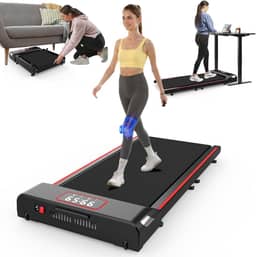 Esteira Eletrônica dobrável para casa e escritório, esteira de 1.5 HP para mesa, pequena, com controle remoto, 120 kg, compactar para espaços pequenos, sem necessidade de montagem-110V