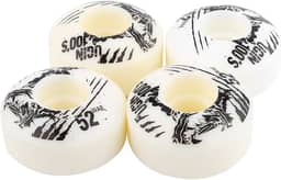 Generic Rodas de Skate Rodas Longboard Duráveis Design Compacto para Skate Básico, 52 Mm X 30 Mm 4 Unidades/Conjunto Outdoor Classic PU Cruiser para Estrada de Asfalto