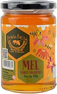 Mel Puro Flores Silvestres 450g 100% Natural Dona Beia