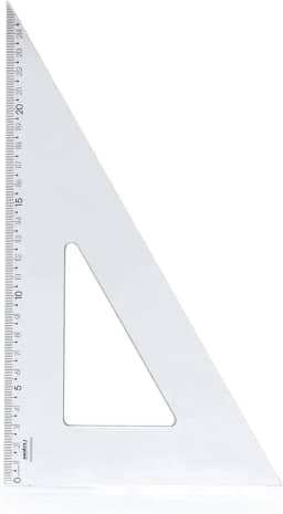 Esquadro Escaleno 60° de 26cm, Waleu, New Line