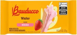 Kit 24 Sachês Biscoito Mini Wafer Morango Bauducco 30g