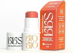 BBS 4X1 Biobio Blush, Batom E Sombra Fps 63 Pêssego Rosé