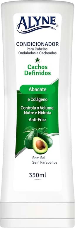 Alyne, Condicionador para cabelos, Cachos Definidos, 350 ml, Verde