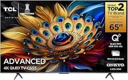 TCL QLED SMART TV 65' C655 4K UHD GOOGLE TV DOLBY VISION ATMOS