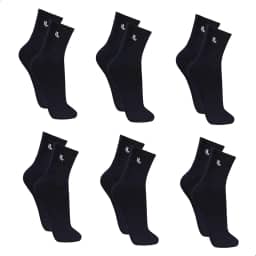 Kit 6 Pares Meias Lupo 3245 Cano Médio Algodão - Sortido