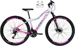 Bicicleta Aro 29 Absolute Hera Feminina Alumínio 21v Freio a Disco Hidráulico Garfo Suspensão - Bicolor
