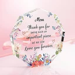 Presentes de mãe para mãe, acrílico, presente de aniversário para mãe, para filha, filho, mãe, presente de aniversário para mãe, mãe, melhor presente para mãe