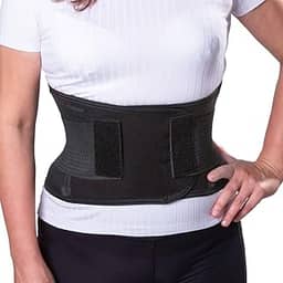 Kestal Cinta Modeladora compressão anatômica abdominal Preto, M