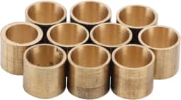 Ferrules para tacos de sinuca, 10 peças de ponteiras de bilhar ponta de sinuca de cobre acessórios de ferramenta de reparo para reparo de tacos de bilhar (9 mm 【sem dentes】), gteghcmv29-11