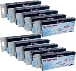Teste de Gravidez em Tira | My baby Test - Incoterm | Kit com 10 Unidades | Resultado em até 5 minutos