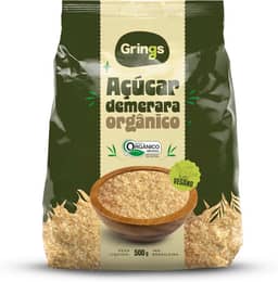 Grings Açúcar Demerara Dourado Orgânico 500G