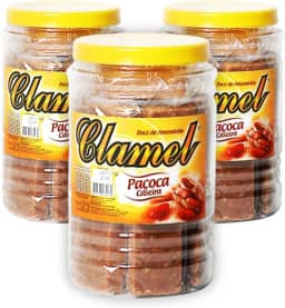 Kit 3 PTs Paçoca Caseira Clamel c/ 20