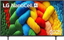 LG NanoCell TV Smart 55', 4K UHD, 2 HDMI, 2025