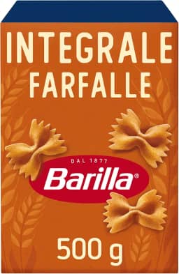 Macarrão Integral Grano Duro Farfalle Barilla Integrale 500g