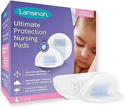 Lansinoh Absorvente Para Seios Ultimate Protection - 24 Unidades Branco