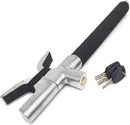 KRASER WA839B Trava de volante, alta segurança, escolhido o melhor valor para o dinheiro dispositivo antirroubo de carro, trava de barra de gancho duplo resistente, prevenção de roubo universal carro