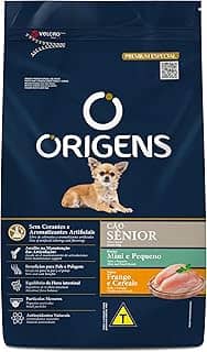 Origens Ração Seca Para Cães Sênior De Pequeno Porte Sabor Frango 1Kg