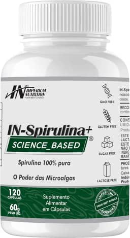 IN-Spirulina+ (Spirulina 120 Cápsulas) Imperium Nutrition