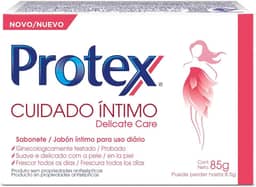Sabonete Íntimo Barra Protex Cuidado Íntimo Delicate Care 85g