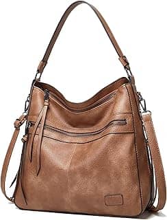 Bolsas Hobo para mulheres, NZ SIXVONA Grande bolsa de mão Hobo bolsa de ombro para mulheres