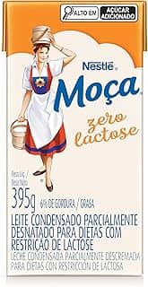 Moça, Leite Condensado MOÇA Zero Lactose Caixinha 395g