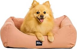 Cama Pet Impermeável e Lavável para Cachorros, Petgram - com Tratamento Antimicrobiano P (55cm x 45cm), Rosa Solid