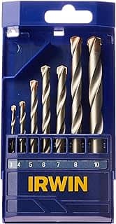 IRWIN Conjunto de Brocas para Concreto com 7 Peças de 3mm a 10mm 891507