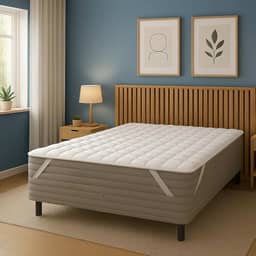 Pillow Top Ortobom/Casa Dona 100% Algodão com Zíper Capa Lavável Solteiro, Casal, Queen e King (Solteiro)