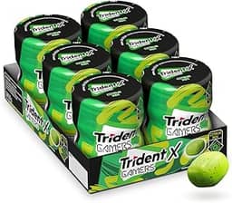 Chiclete Trident XGamers Citrus Maracujá e Limão - Caixa com 6 unid de 48,3g